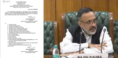 Government grants another extension to Cabinet Secretary Rajiv Gauba for one year