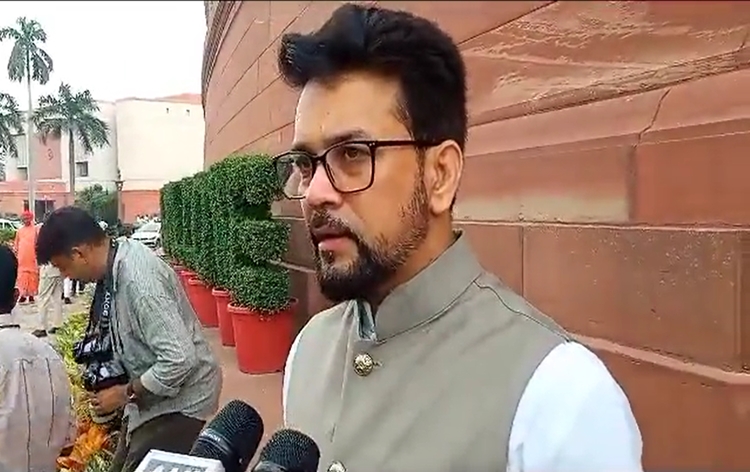 I&B Minister Anurag Thakur accuses opposition of running away from debate on Manipur issue