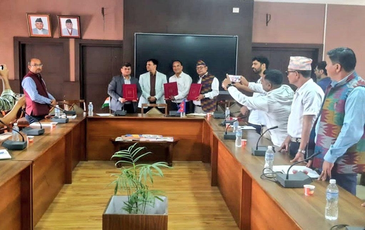 MoUs for Four Projects in Education Sector and Water Supply & Sanitation Sector to be implemented under GoI Grant Assistance in Nepal