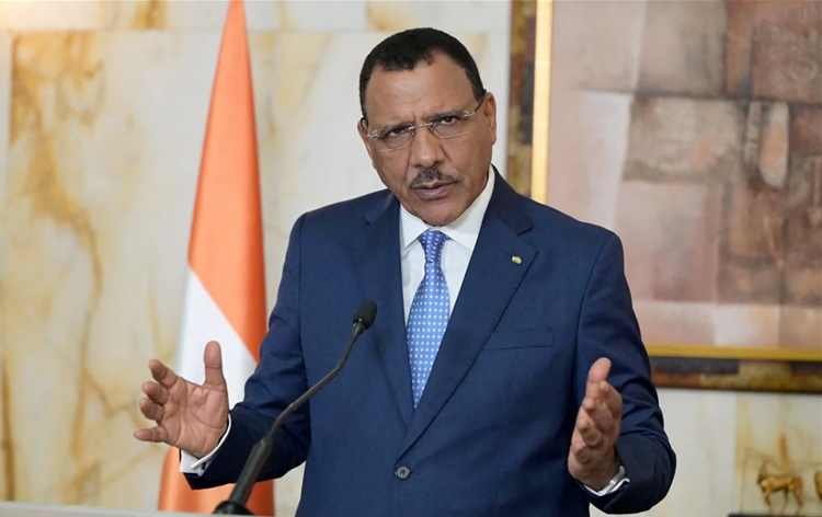 Niger's ousted leader President Mohamed Bazoum urges US & International community to help restore constitutional order after last week's coup