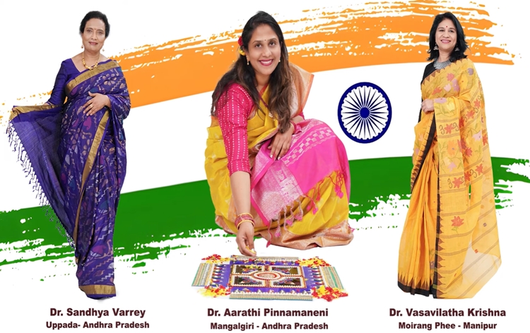 Dubai's Doctors in Sarees Shine in Vibrant Video Tribute on National Handloom Day
