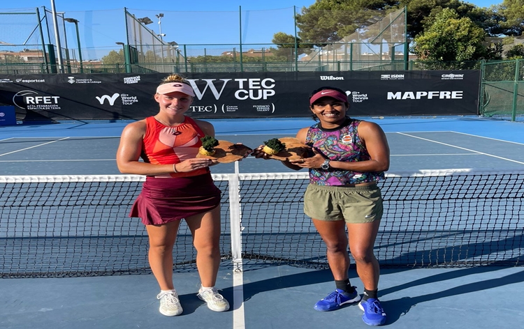 Tennis: Prarthana Thombare clinches women's doubles title  in Barcelona, Spain