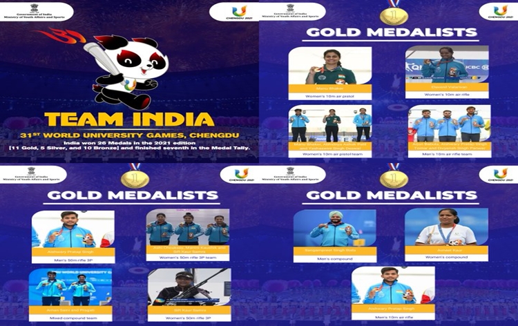 PM Modi congratulates Indian athletes for incredible performance at 31st World University Games