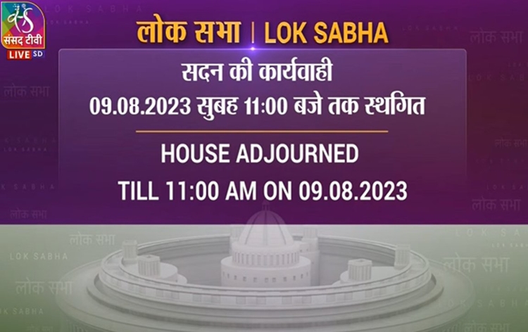 Lok Sabha discusses No-Confidence Motion brought by Opposition against Govt; Debate to resume tomorrow