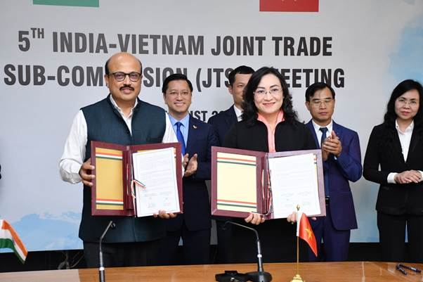 India,Vietnam holds 5th Joint Trade Sub-Commission meeting, reviews progress on bilateral trade and economic cooperation