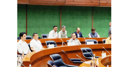 कुलदीप सिंह पठानियां पीठासीन अधिकारियों तथा प्रतिनिधियों की ब्रीफींग बैठक में शामिल हुए