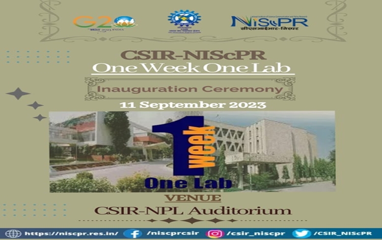 Union Minister Dr Jitendra Singh launches One Week One Lab programme to showcase achievements of CSIR