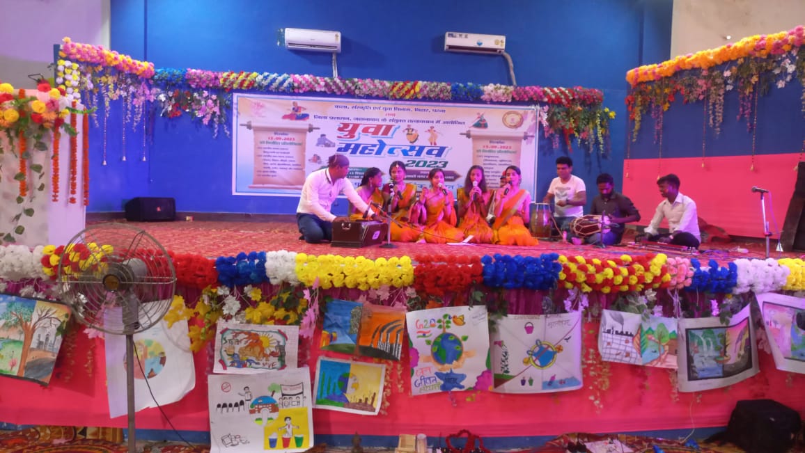 बिहार के जहानाबाद जिले में आयोजित जिला स्तरीय युवा महोत्सव का आज समापन हुआ