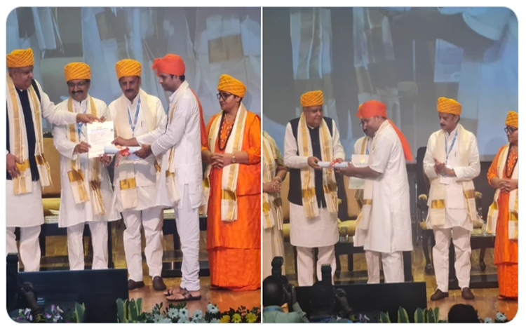 V Prez Jagdeep Dhankar addresses students at convocation ceremony of Makhanlal Chaturvedi National Journalism and Communication University in Bhopal, Madhya Pradesh