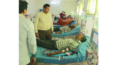 स्वास्थ्य सचिव आर. राजेश कुमार ने डेंगू प्रभावित क्षेत्रों का किया निरीक्षण