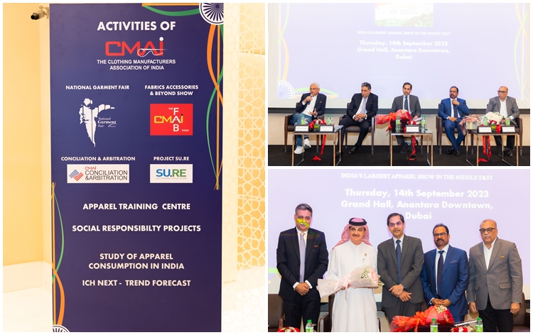 CMAI launches Curtain Raiser for India’s largest apparel show in Middle East
