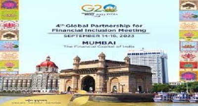 मुंबई, जी 20 देशों की वित्तीय समावेशन संबंधी चौथी बैठक का आज अंतिम दिन