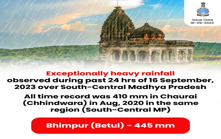 Met Department forecasts heavy rainfall in Rajasthan, Madhya Pradesh Maharashtra, Uttarakhand, and Tamil Nadu