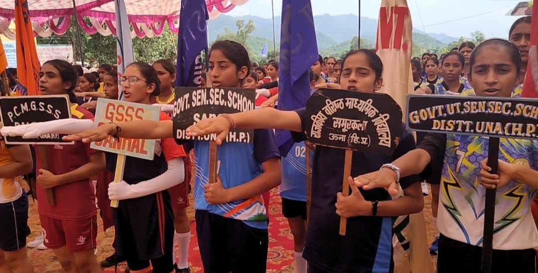 सीनियर लेवल के जोनल टूर्नामेंट में बच्चों ने पहली बार नशे के खिलाफ शपथ ली