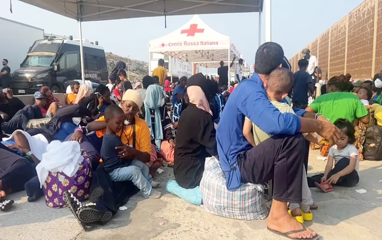 Lampedusa: Italy placed under unsustainable pressure as a result of migrant influx, says PM Giorgia Meloni