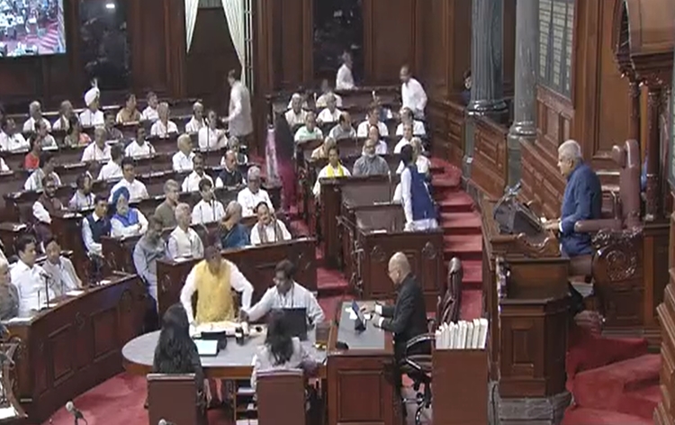 Rajya Sabha starts discussion on Parliamentary Journey of 75 years