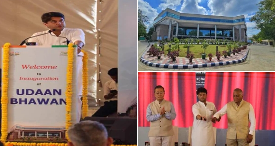 New Delhi: Union Minister Jyotiraditya Scindia inaugurates 'Udaan Bhawan’ an integrated office complex at Safdarjung Airport