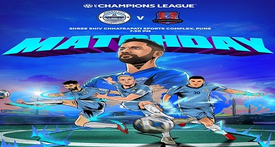 ए.एफ.सी. फुटबॉल चैम्पियन्‍स में ईरान के क्‍लब नासाजी मजनदरान एफ. सी. ने मुम्‍बई सिटी एफ.सी. को हराया