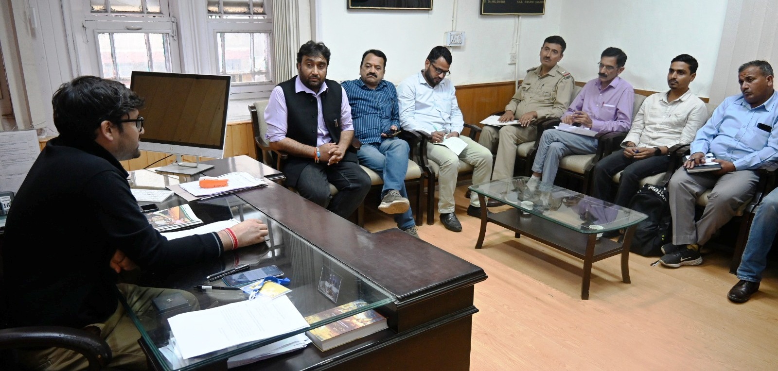 उपमंडल दण्डाधिकारी निशांत कुमार की अध्यक्षता में सुन्नी दशहरा उत्सव की तैयारियों के सम्बन्ध में बैठक हुई