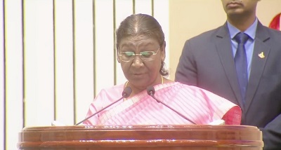 राष्ट्रपति द्रौपदी मुर्मू  ने कहा, भारतीय संविधान ने लैंगिक न्याय, जीवन की सुरक्षा और सम्मान के क्षेत्र में कई मूक क्रांतियों को सक्षम बनाया है