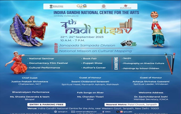 4th Nadi Utsav will commence tomorrow at Indira Gandhi National Centre for the Arts in New Delhi