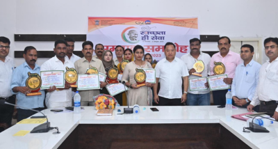 हरिद्वार जिले में 13 ग्राम प्रधानों को स्वच्छता क्षेत्र में उत्कृष्ट कार्य के लिये किया गया सम्मानित