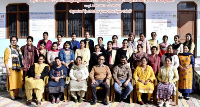 महिलाओं को स्वावलंबी बनाने के उद्देश्य से राज्य ग्रामीण विकास संस्थान क्रैगनैनो के सौजन्य से ढली पंचायत मुख्यालय पर चल रहे प्रशिक्षण शिविर संपन्न