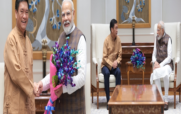 Arunachal CM Pema Khandu calls on PM Narendra Modi