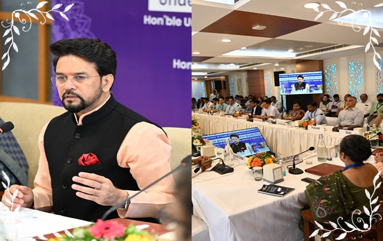 Sports Minister Anurag Thakur chairs review meeting of Secretaries of States, UTs in Delhi