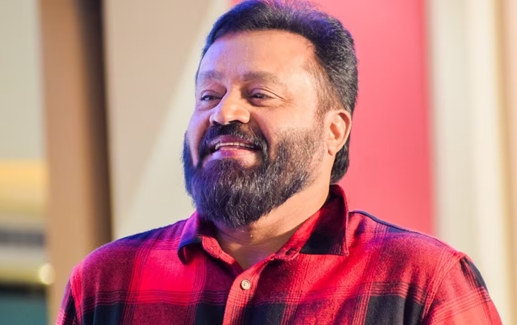 Union Minister Anurag Singh Thakur congratulates actor Suresh Gopi on being nominated President of SRFTI