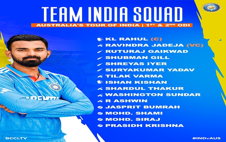 First cricket one-dayer of 3-match series between India and Australia to be played at Punjab Cricket Association IS Bindra Stadium in Mohali