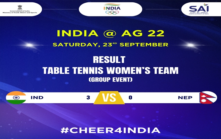 Asian Games 2023: Indian women's and men's Table Tennis teams scored thumping victory over Nepal and Tajikistan