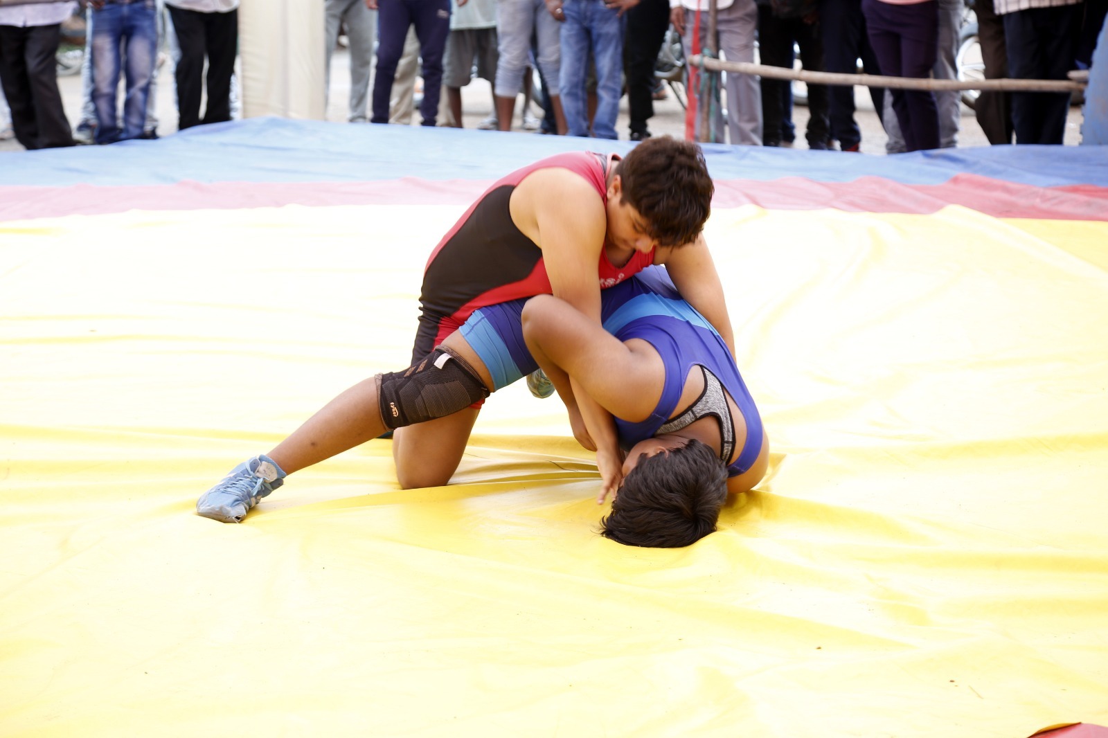 रायगढ़ में आयोजित चक्रधर समारोह के अवसर पर राष्ट्रीय महिला कुश्ती प्रतियोगिता का हुआ आयोजन