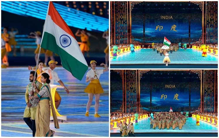 एशियाई खेलों की रंगारंग शुरुआत, शानदार लेजर शो ने लोगों का मन मोहा