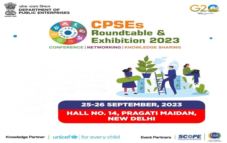 Department of Public Enterprises to organise 2-day CPSEs Roundtable and Exhibition 2023 in New Delhi