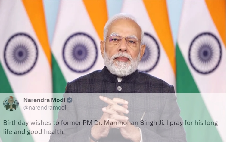 PM Modi greets former PM Dr. Manmohan Singh on his birthday