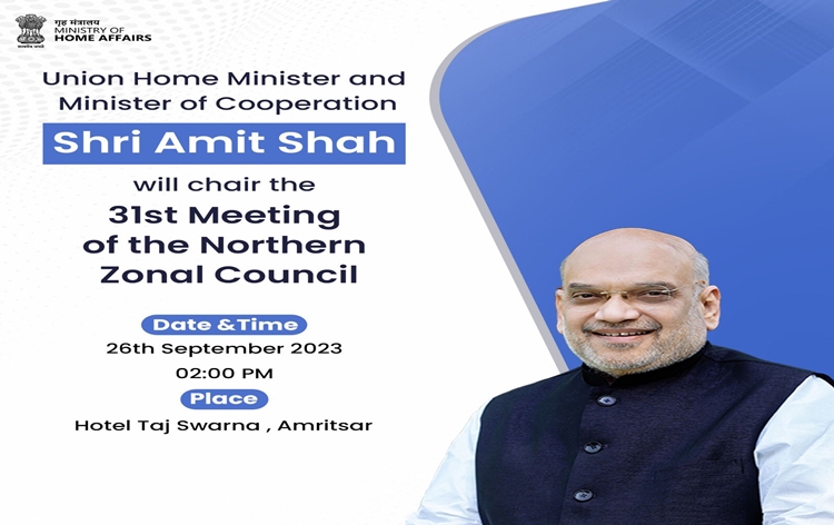 Union Home Minister Amit Shah chairs 31st meeting of Northern Zonal Council at Amritsar, Punjab