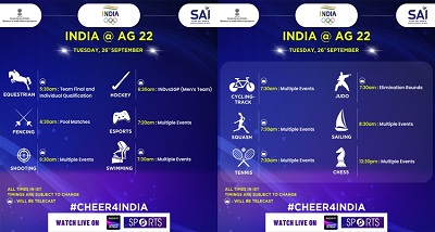 एशियाई खेल : भारत दो स्‍वर्ण, तीन रजत और छह कांस्‍य पदकों सहित कुल ग्‍यारह पदक जीतकर छठे स्‍थान पर