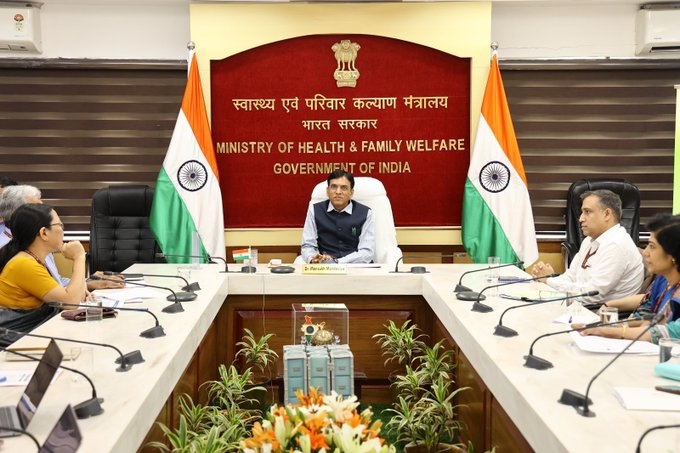 Health Minister Dr. Mansukh Mandaviya chairs high-level meeting to review Dengue situation and preparedness of public health system in India