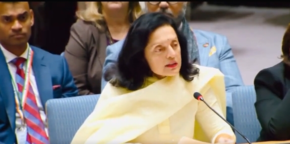 India’s permanent representative to UN, Ruchira Kamboj reiterates India’s steadfast dedication to peace, stability & humanitarian support for Afghanistan