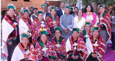 किन्नौर : राज्यपाल शिव प्रताप शुक्ल ने कल्पा उपमंडल के बटसेरी गांव का किया दौरा