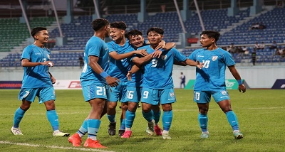 भारत सैफ अंडर-19 फुटबॉल प्रतियोगिता के फाइनल में पहुंचा