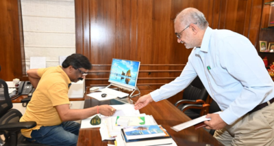 मुख्यमंत्री हेमन्त सोरेन से बिरला प्रौद्योगिकी संस्थान मेसरा के कुलपति इंद्रनील मन्ना ने मुलाकात की