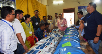 सोलन: आगामी लोकसभा चुनाव के मद्देनज़र ई.वी.एम तथा वीवीपैट मशीनों की जांच की गई