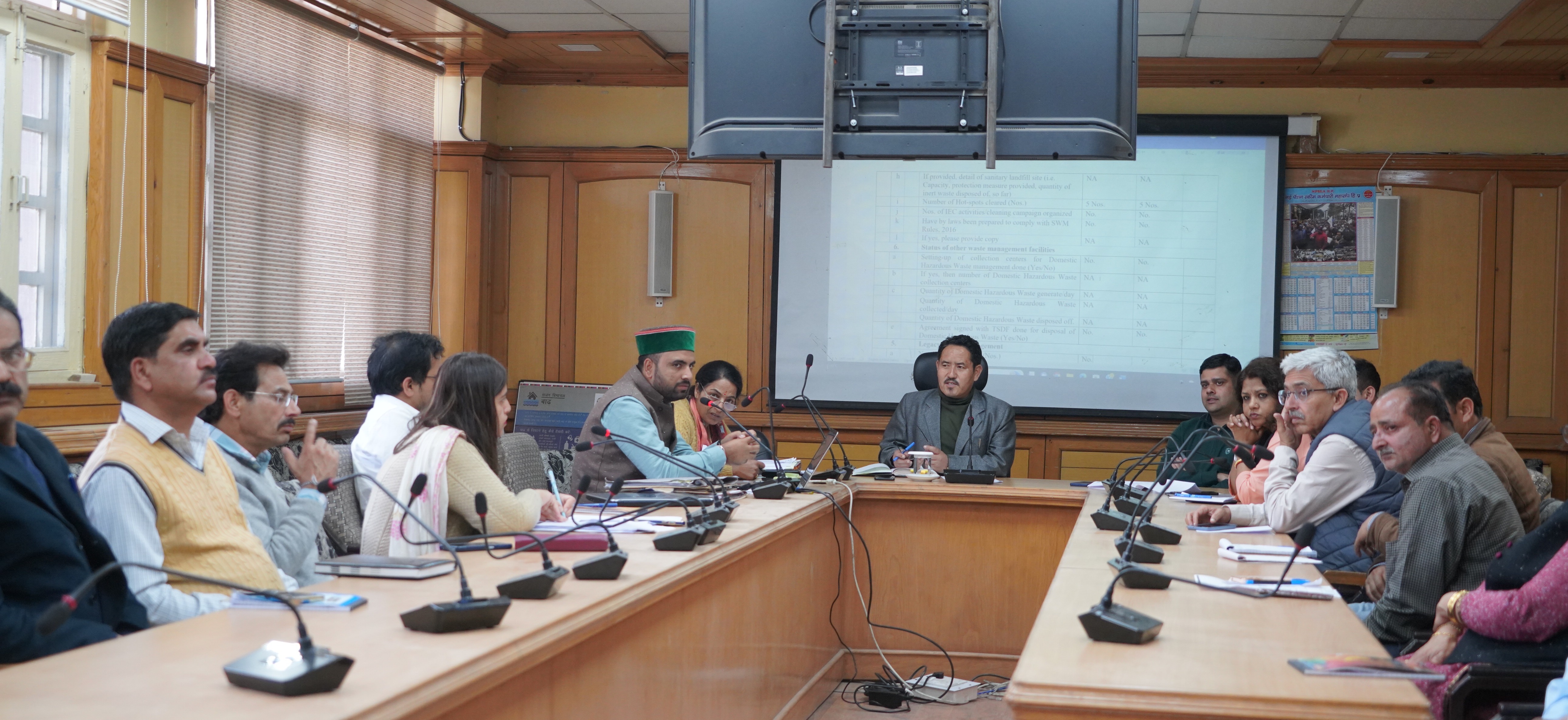 उपायुक्त कार्यालय सभागार में हिमाचल प्रदेश राज्य प्रदूषण नियंत्रण बोर्ड रामपुर द्वारा समीक्षा बैठक का हुआ आयोजन