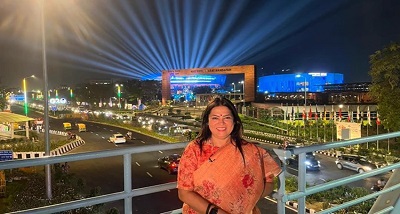 केंद्रीय संस्कृति राज्य मंत्री मीनाक्षी लेखी ने जी-20 के तहत साउथ एक्सटेंशन मार्केट दिल्ली में मूर्तियों के सौंदर्यीकरण कार्य का उद्घाटन किया