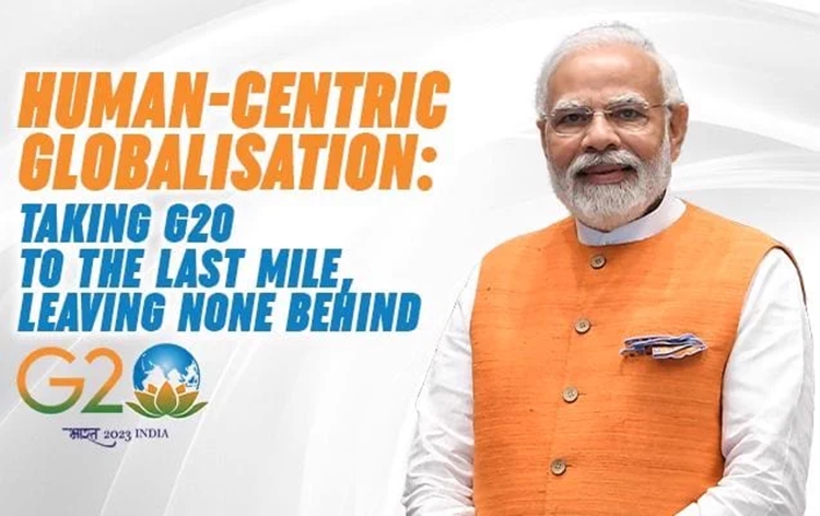 प्रधानमंत्री ने कहा – भारत की जी20 अध्यक्षता के दौरान मानव केंद्रित प्रगति पर ध्‍यान केंद्रित  किया गया और वैश्‍वीकरण का लाभ अंतिम छोर तक पहुंचाने के प्रयास किए गए हैं