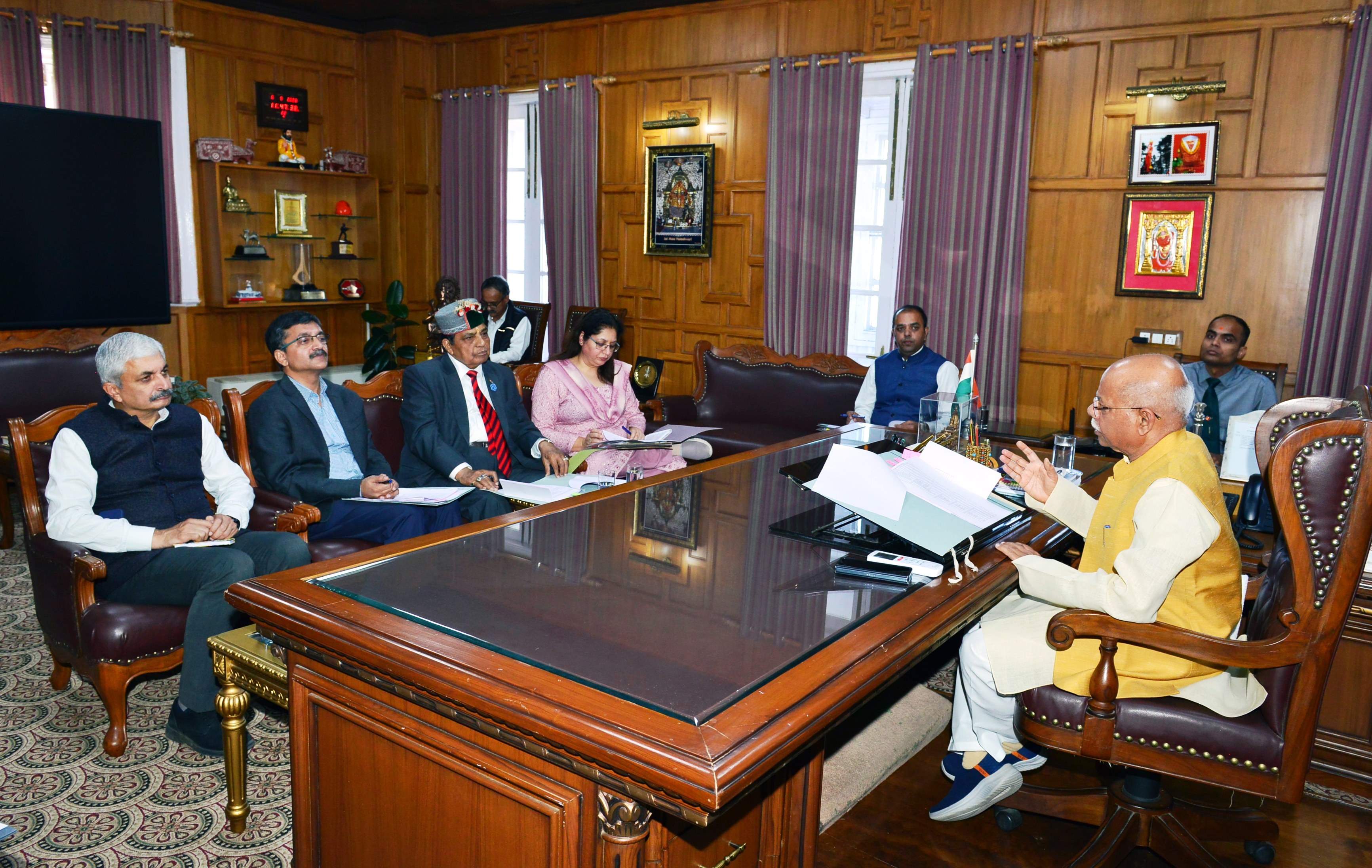 राज्यपाल ने विशेष रूप से सक्षम बच्चों के संस्थान ढली को और सुदृढ़ करने की आवश्यकता पर बल दिया