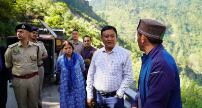किन्नौर: मंत्री जगत सिंह नेगी ने निगुलसरी में राष्ट्रीय उच्चमार्ग-5 का किया निरीक्षण, दिए आवश्यक दिशा निर्देश