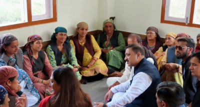 भाजपा के प्रदेश अध्यक्ष एवं सांसद ने कोटखाई मंडल का किया दौरा